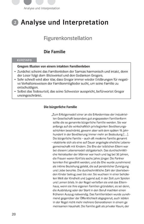Produktbild: Lekt&uuml;rehilfen Franz Kafka, 'Die Verwandlung'. Interpretationshilfe f&uuml;r Oberstufe und Abitur