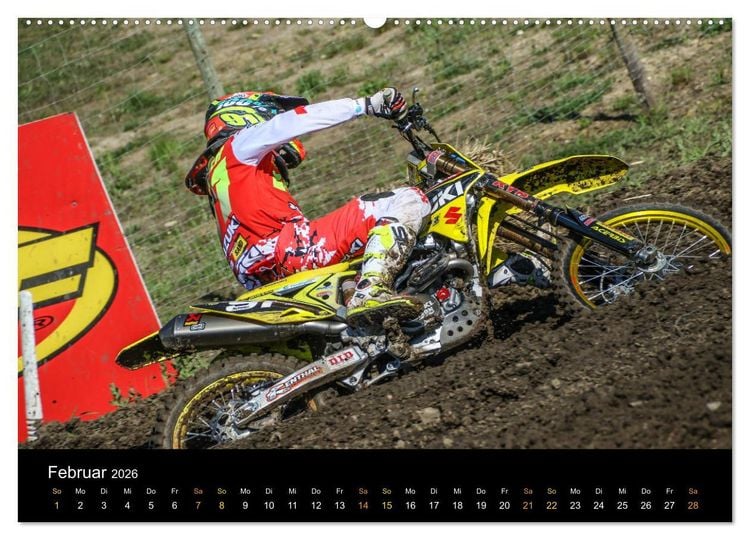 Produktbild: MX Racing 2026 (Wandkalender 2026 DIN A2 quer), CALVENDO Monatskalender