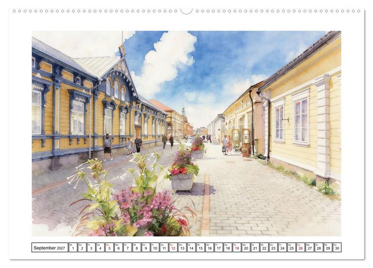Produktbild: Finnland - Naturparadies (hochwertiger Premium Wandkalender 2027 DIN A2 quer), Kunstdruck in Hochglanz