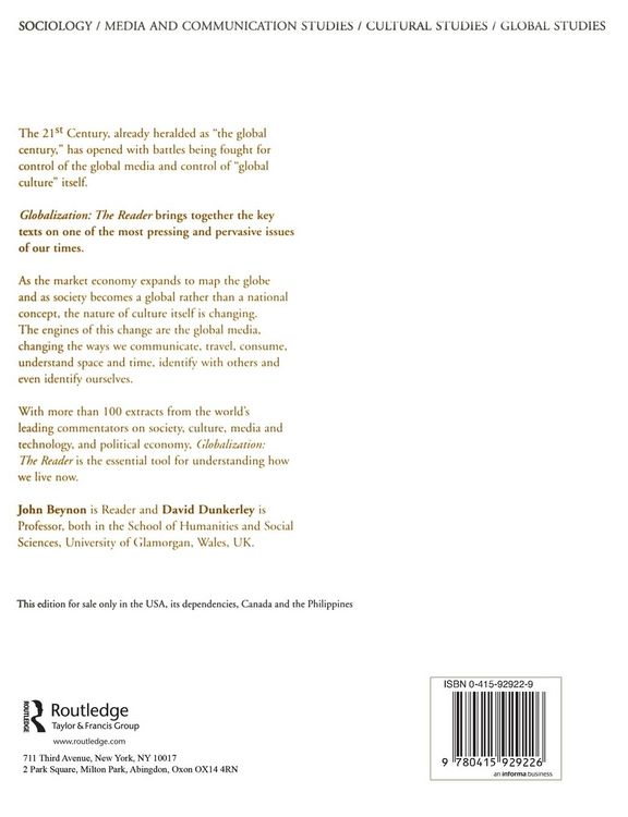 Produktbild: Globalization