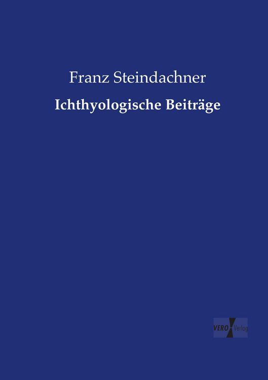 Produktbild: Ichthyologische Beitr&auml;ge