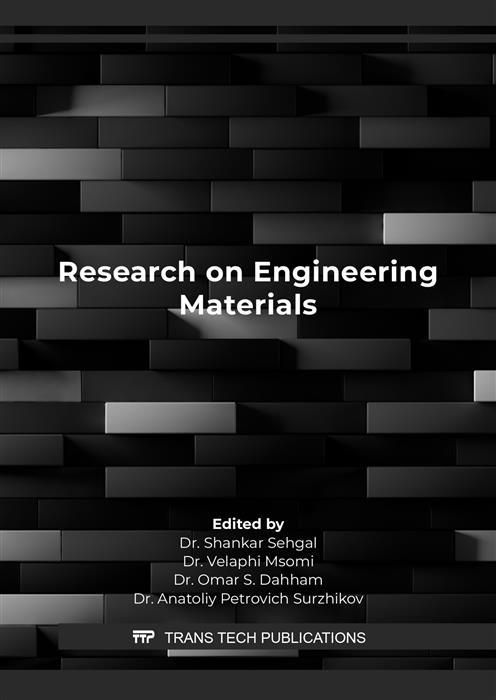 Produktbild: Research on Engineering Materials