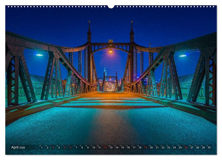 Produktbild: Ulm f&uuml;r Nachtspatzen (Wandkalender 2026 DIN A2 quer), CALVENDO Monatskalender