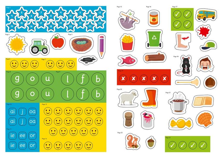 Produktbild: Ready for school: reading Sticker Book Ages 4-5