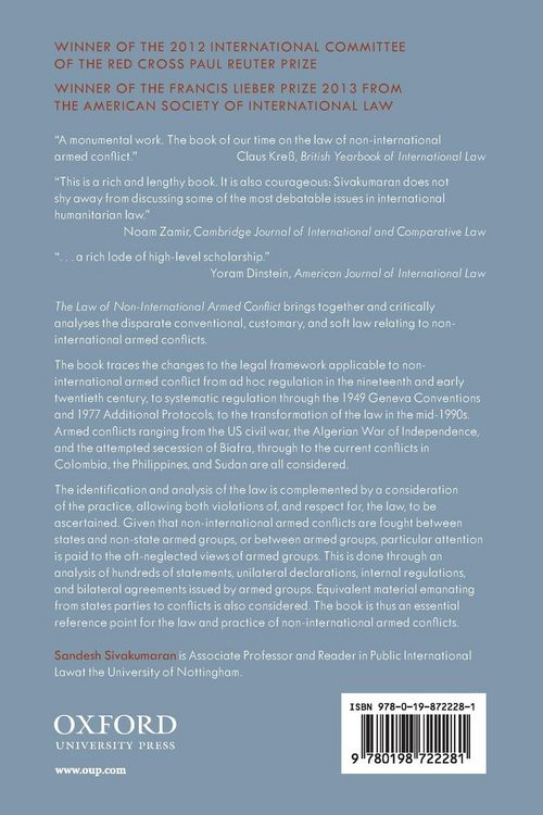 Produktbild: The Law of Non-International Armed Conflict