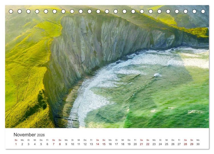 Produktbild: Spanien Luftaufnahmen (Tischkalender 2026 DIN A5 quer), CALVENDO Monatskalender