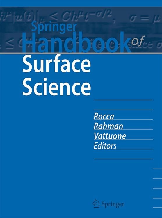 Produktbild: Springer Handbook of Surface Science