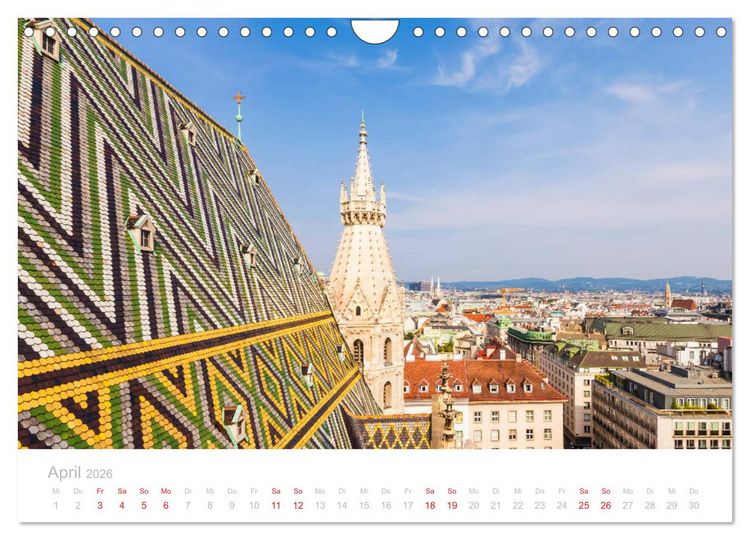 Produktbild: W I E N E R Impressionen (Wandkalender 2026 DIN A4 quer), CALVENDO Monatskalender