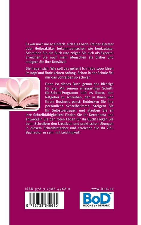 Produktbild: Mach aus deinem Herzensthema ein Buch!