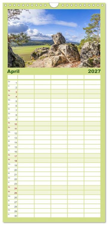 Produktbild: Familienplaner 2027 - Der Harz - eine geheimnisvolle Welt mit 5 Spalten (Wandkalender, 21 x 45 cm) CALVENDO