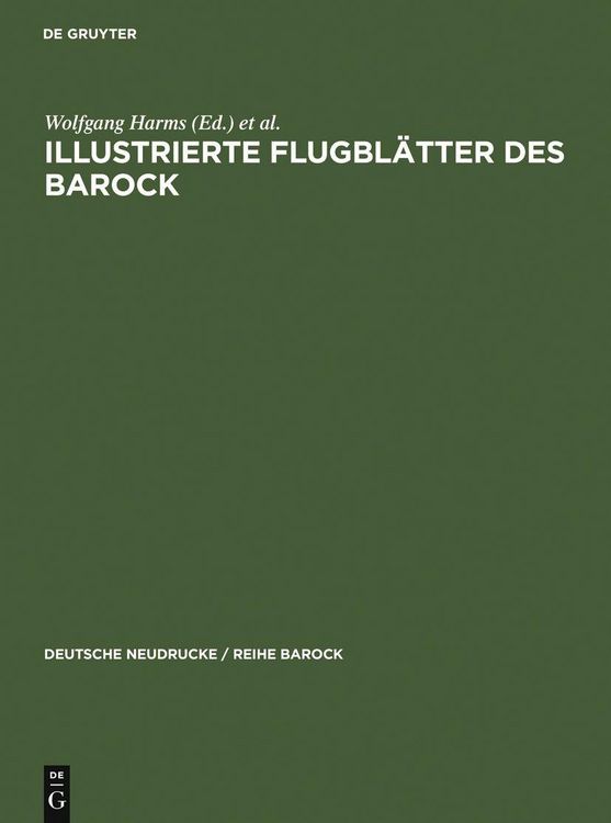 Produktbild: Illustrierte Flugbl&auml;tter des Barock
