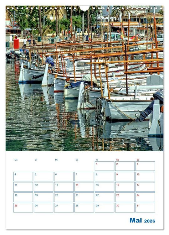 Produktbild: S&oacute;ller auf Mallorca &ndash; Terminplaner (Wandkalender 2026 DIN A3 hoch), CALVENDO Monatskalender