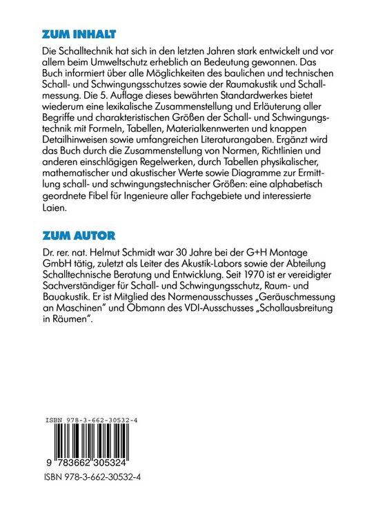 Produktbild: Schalltechnisches Taschenbuch