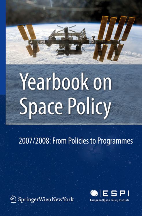 Produktbild: Yearbook on Space Policy 2007/2008