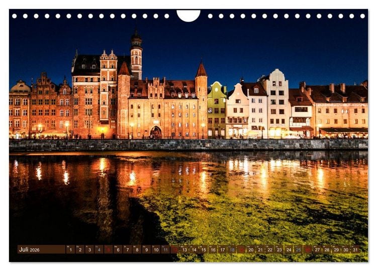 Produktbild: Sehenswertes Danzig (Wandkalender 2026 DIN A4 quer), CALVENDO Monatskalender