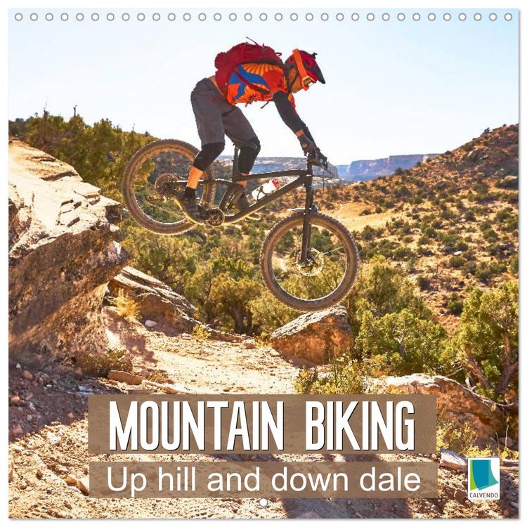 Produktbild: Mountain biking: Up hill and down dale (Wall Calendar 2026 12 &times; 12 Inch) CALVENDO 12 Month Wall Calendar