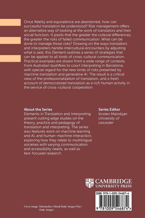 Produktbild: Risk Management in Translation