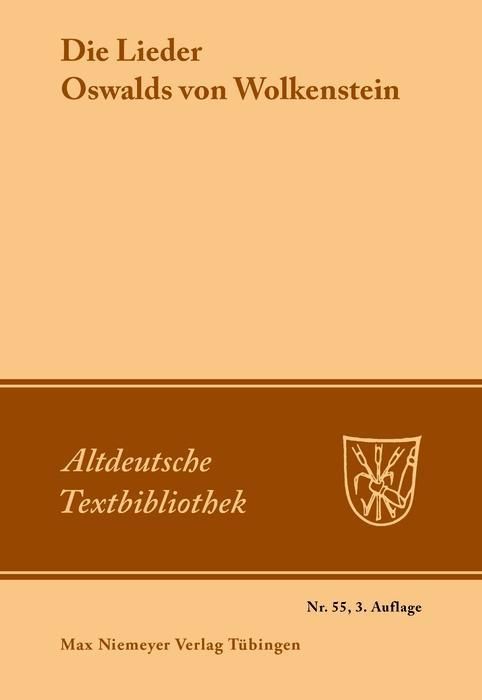 Produktbild: Die Lieder Oswalds von Wolkenstein