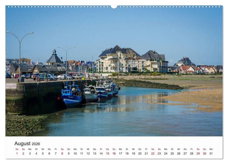 Produktbild: Unterwegs in der Normandie (Wandkalender 2026 DIN A2 quer), CALVENDO Monatskalender