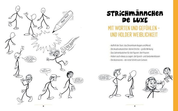 Produktbild: Lebendige Strichm&auml;nnchen zeichnen &ndash; Das Workbook