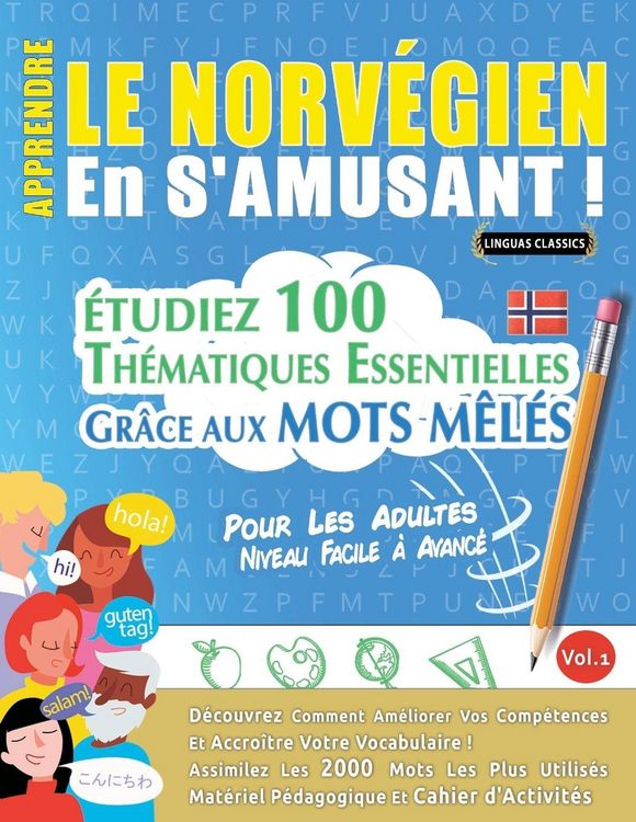 Produktbild: APPRENDRE LE NORV&Eacute;GIEN EN S'AMUSANT - POUR LES ADULTES