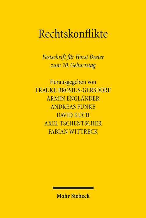 Produktbild: Rechtskonflikte