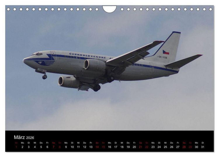 Produktbild: Im alten Glanz: Flugzeuge in Retro Livery (Wandkalender 2026 DIN A4 quer), CALVENDO Monatskalender