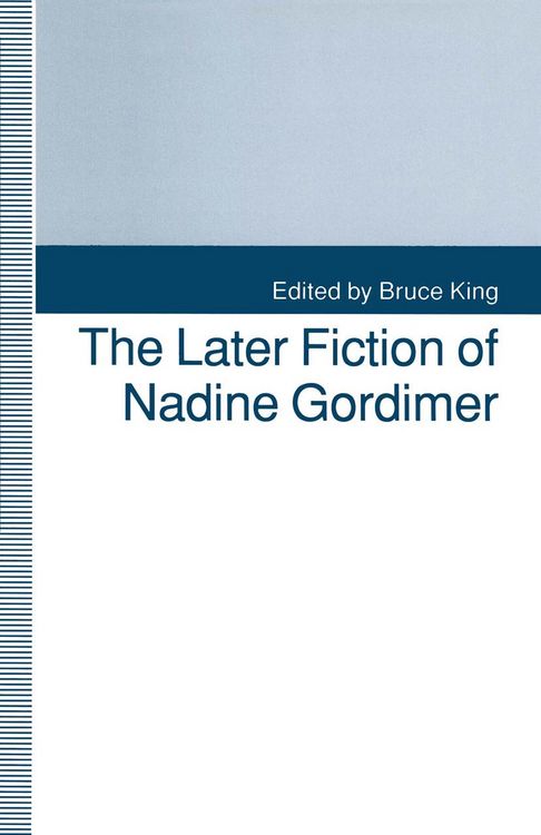 Produktbild: The Later Fiction of Nadine Gordimer