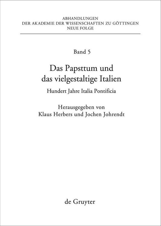Produktbild: Das Papsttum und das vielgestaltige Italien