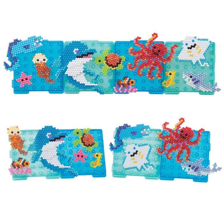 Produktbild: Aquabeads 35046 - Ocean Splash Scene, Ozean Bastelset, Bastelperlen