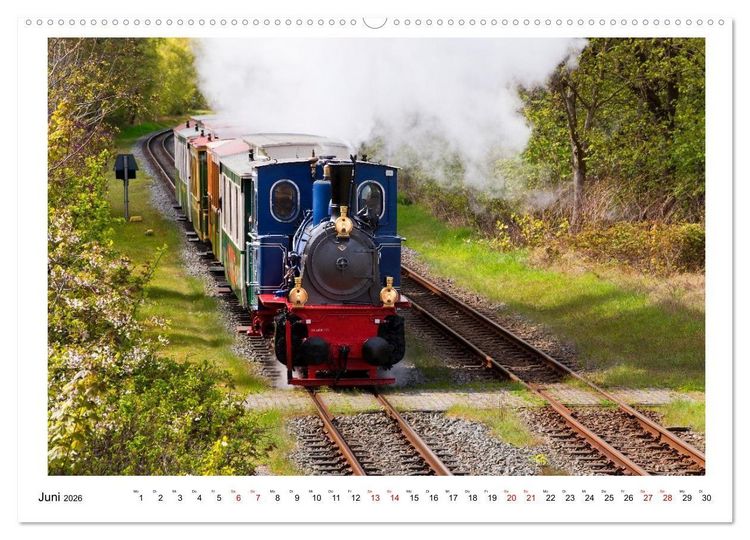 Produktbild: Wir fahren nach Borkum (Wandkalender 2026 DIN A2 quer), CALVENDO Monatskalender