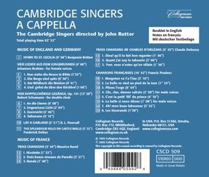 Produktbild: Cambridge Singers A Cappella