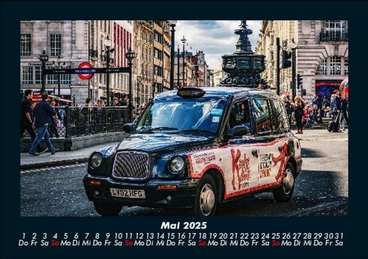 Produktbild: London 2025 Fotokalender DIN A5