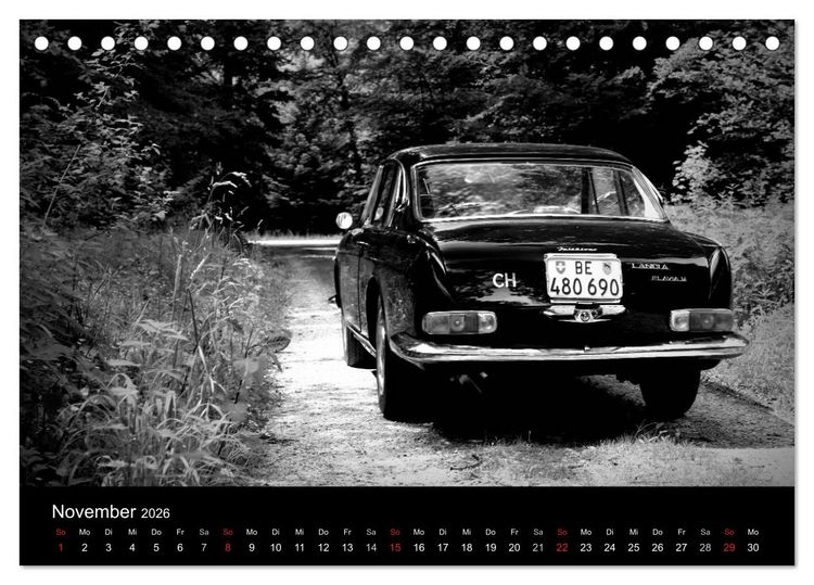 Produktbild: Lancia Flavia (Tischkalender 2026 DIN A5 quer), CALVENDO Monatskalender