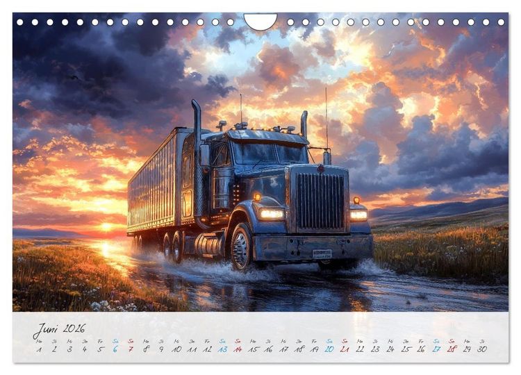 Produktbild: Giganten der Stra&szlig;e (Wandkalender 2026 DIN A4 quer), CALVENDO Monatskalender