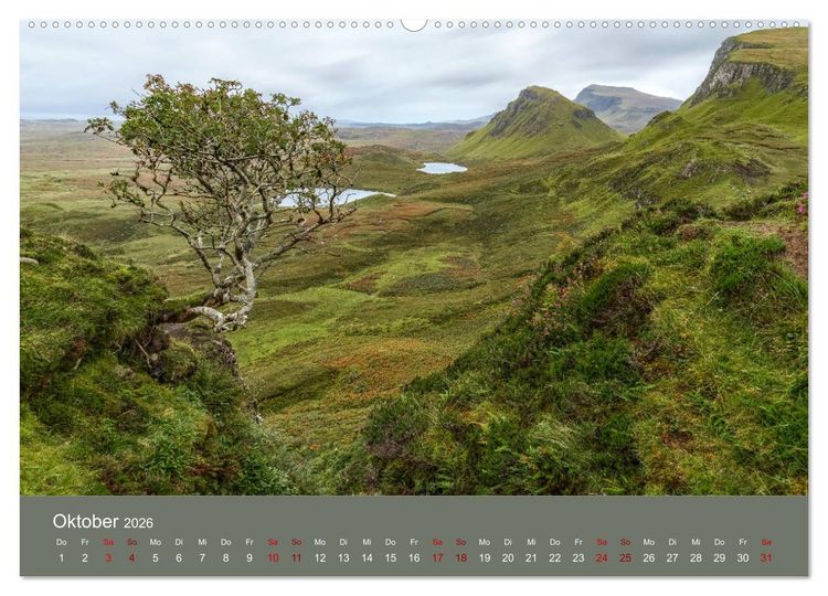 Produktbild: Isle of Skye, die raue schottische Sch&ouml;nheit (hochwertiger Premium Wandkalender 2026 DIN A2 quer), Kunstdruck in Hochglanz