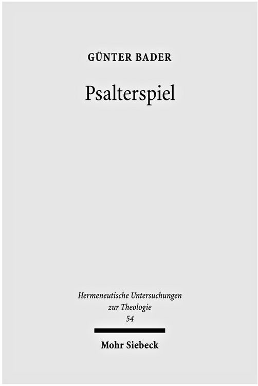 Produktbild: Psalterspiel
