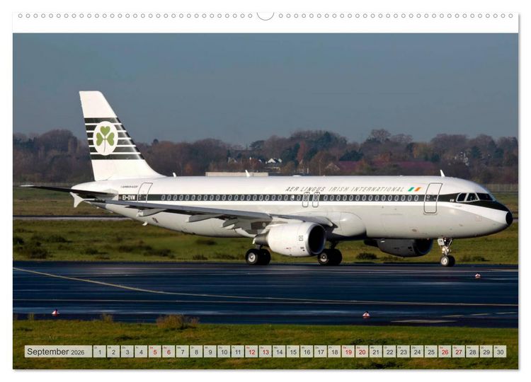 Produktbild: Flugzeuge im Retro-Stil (hochwertiger Premium Wandkalender 2026 DIN A2 quer), Kunstdruck in Hochglanz