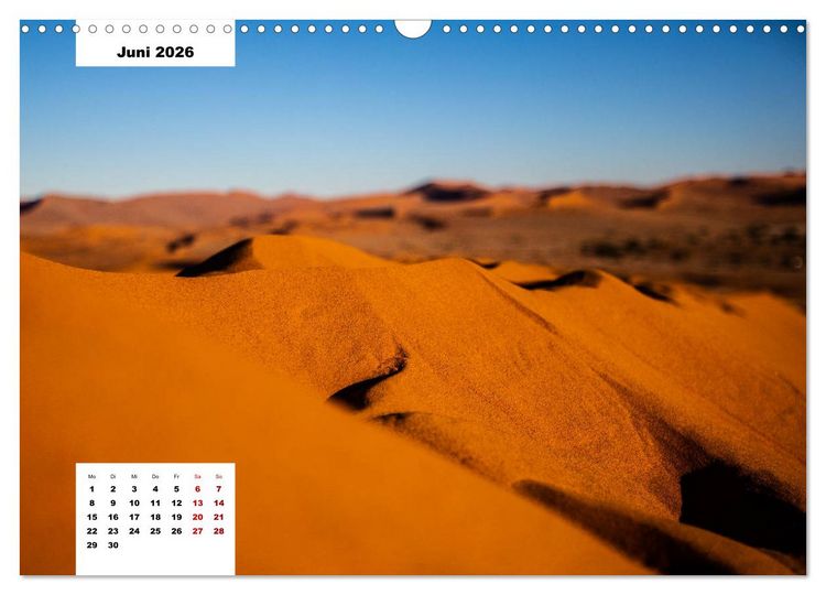 Produktbild: Magische W&uuml;ste - Die Namib (Wandkalender 2026 DIN A3 quer), CALVENDO Monatskalender