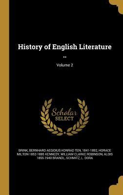 Produktbild: History of English Literature ..; Volume 2