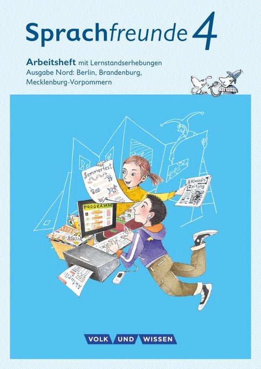 Produktbild: Sprachfreunde - Sprechen - Schreiben - Spielen - Ausgabe Nord (Berlin, Brandenburg, Mecklenburg-Vorpommern) - Neubearbeitung 2015 - 4. Schuljahr