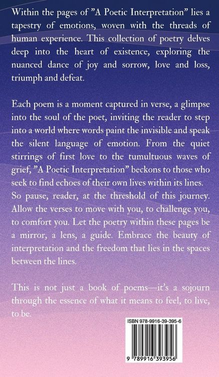 Produktbild: A Poetic Interpretation