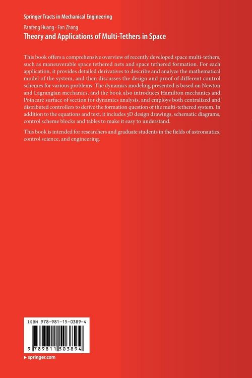 Produktbild: Theory and Applications of Multi-Tethers in Space