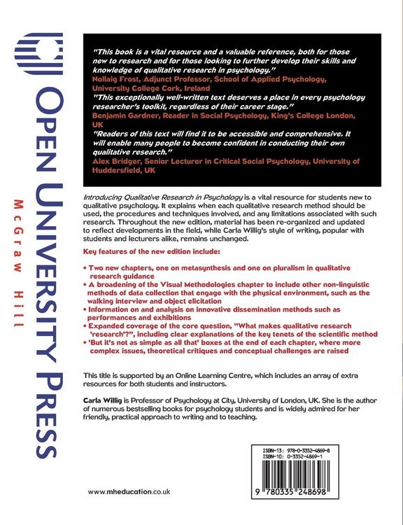 Produktbild: Introducing Qualitative Research in Psychology