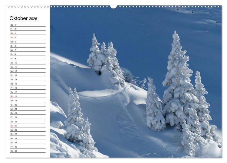 Produktbild: Winterm&auml;rchen. Landschaften im Schnee (hochwertiger Premium Wandkalender 2026 DIN A2 quer), Kunstdruck in Hochglanz