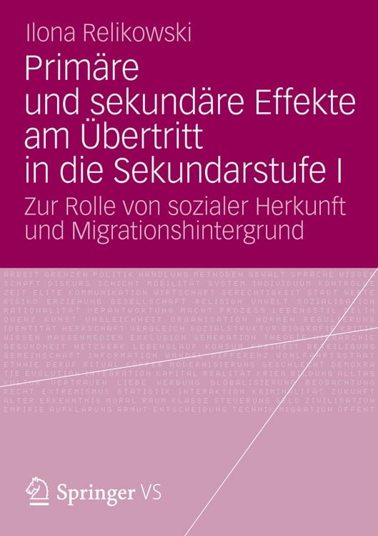 Produktbild: Prim&auml;re und sekund&auml;re Effekte am &Uuml;bertritt in die Sekundarstufe I