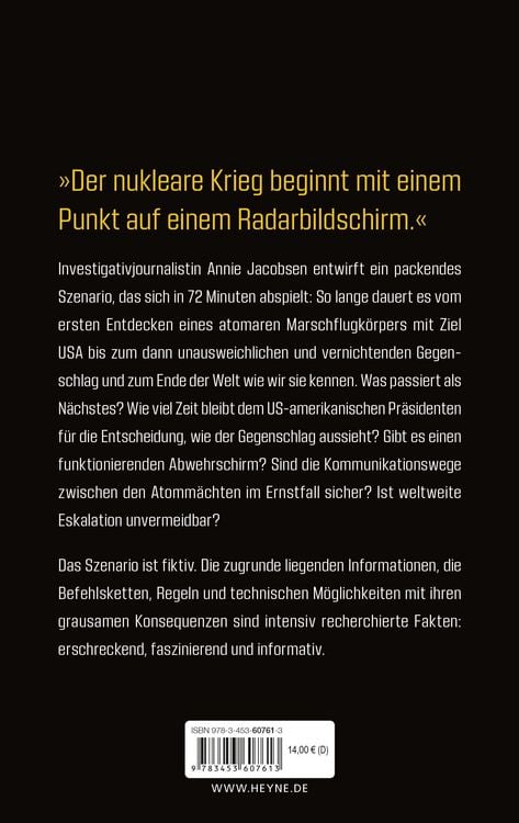 Produktbild: 72 Minuten bis zur Vernichtung