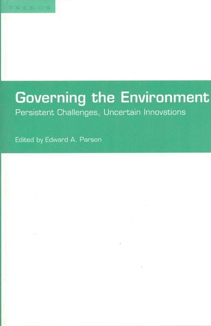 Produktbild: Governing the Environment