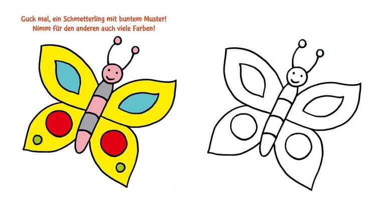 Produktbild: Ausmalbilder f&uuml;r Kita-Kinder: Das dicke Kindergarten-Malbuch: Auf der Wiese