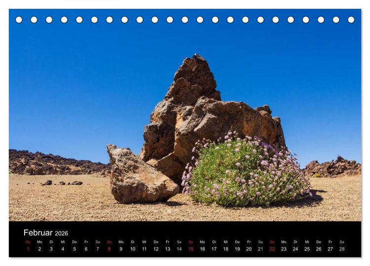 Produktbild: Teneriffa (Tischkalender 2026 DIN A5 quer), CALVENDO Monatskalender